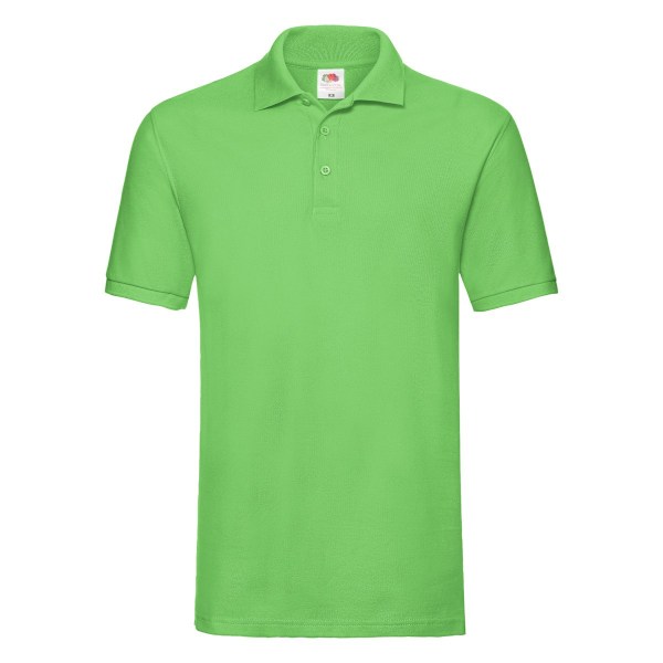 Fruit of the Loom Premium Pique Poloskjorta M Lime Lime M