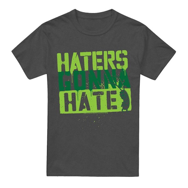 SvampBob Fyrkant Unisex Vuxen Haters Gonna Hate T-Shirt XX Charcoal XXL