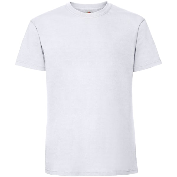 Fruit Of The Loom Mens Iconic 195 Ringspun Premium T-shirt 5XL U White 5XL UK