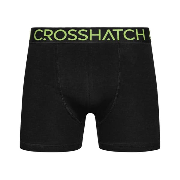 Crosshatch Chasma Boxershorts för män (5-pack) M Svart Black M
