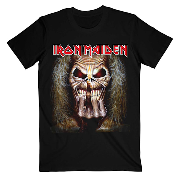 Iron Maiden Unisex Adult Eddie Candle Finger T-Shirt M Svart Black M