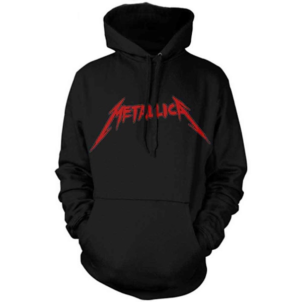 Metallica Unisex Vuxen Screaming Skull Hoodie M Svart/Röd Black/Red M