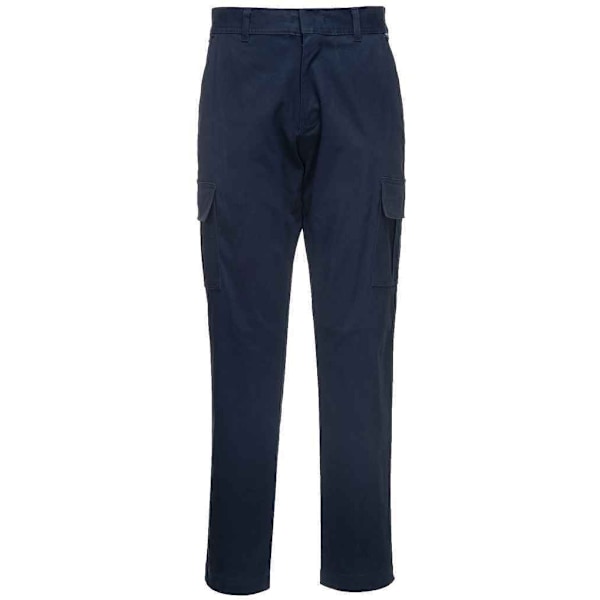 Portwest Herr Stretch Slim Cargo Byxor 42R Mörk Marinblå Dark Navy 42R