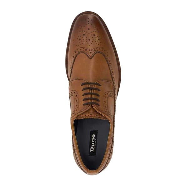 Dune London Herr Superiority Läder Brogues 7 UK Tan Tan 7 UK