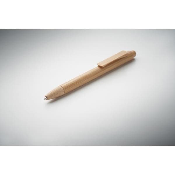 MidOcean Mambo Kulspetspenna i Bambu med Tryckknapp One Size Trä Wood One Size