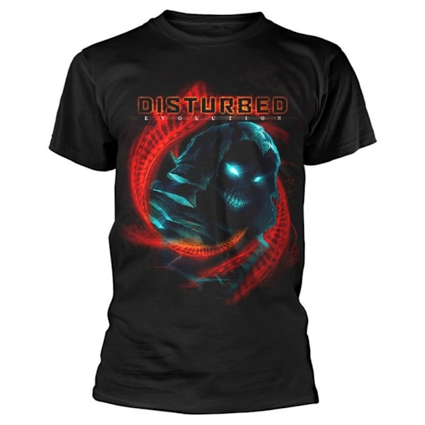 Disturbed Unisex Vuxen DNA Swirl Bomull T-shirt M Svart Black M