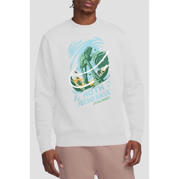 Star Wars Unisex Vuxen Echo Base Attack Sweatshirt M Vit White M