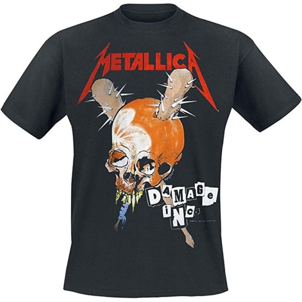 Metallica Unisex Adult Damage Inc T-shirt med print S Svart Black S