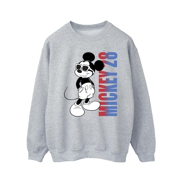 Disney Herr Mickey Mouse Gradient Sweatshirt XXL Sports Grey Sports Grey XXL