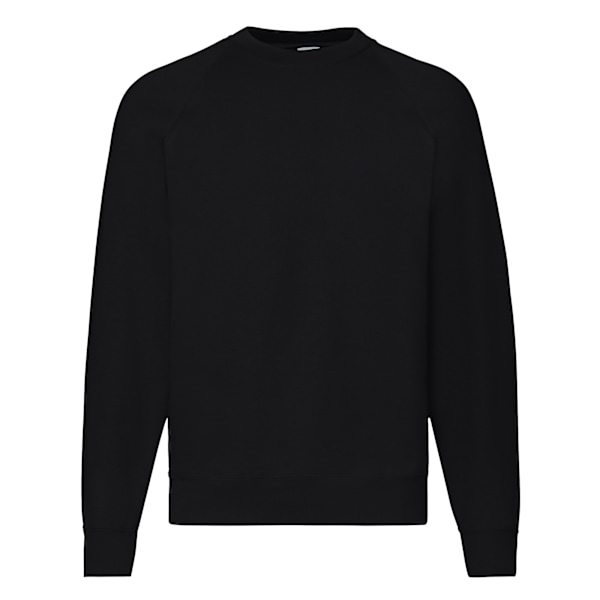 Fruit Of The Loom Raglanärm Belcoro® Sweatshirt 2XL Svart Black 2XL