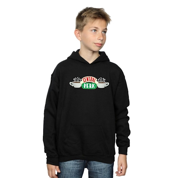 Friends Pojkars Central Perk Hoodie 7-8 År Svart Black 7-8 Years