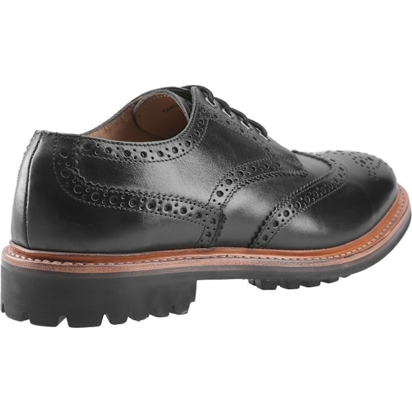 Cotswold Quenington Commando snörskor i läder för herr, storlek 11 Black 11 UK