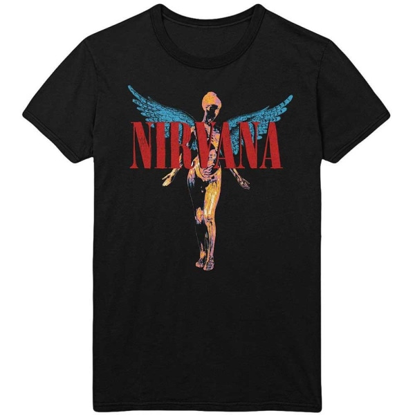 Nirvana Unisex Adult Angelic T-Shirt XXL Svart Black XXL