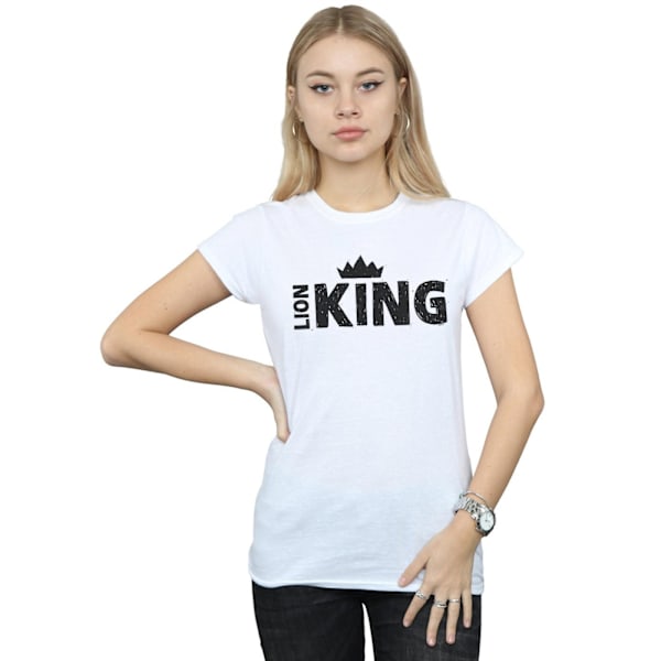 Disney Dam/Damer The Lion King Film Crown Bomull T-shirt S White S