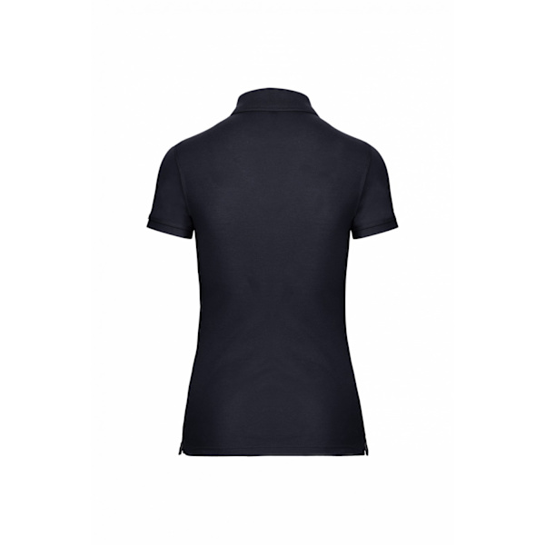 WK. Designad För Arbete Dam/Kvinnor Piké Antibakteriell Pikétröja Navy 12 UK