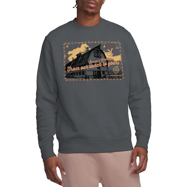 Yellowstone Unisex Vuxen Säsongshälsningar Från Yellowstone Charcoal M