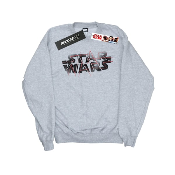 Star Wars Boys The Last Jedi Spray Logo Sweatshirt 9-11 år S Sports Grey 9-11 Years
