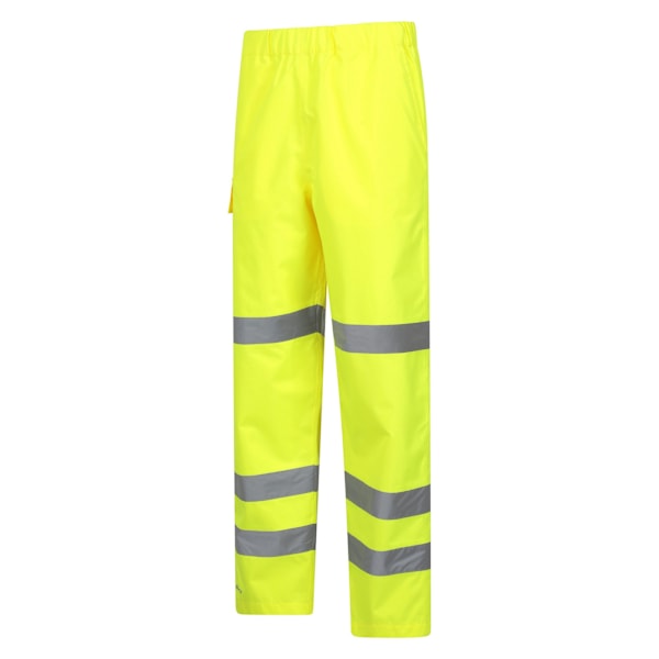 Mountain Warehouse Unisex Vattentät Hög Synlighet Arbetsbyxa Yellow 3XL