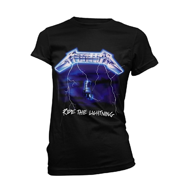 Metallica Dam/Kvinnor Ride The Lightning Tracks T-Shirt XXL B Black XXL