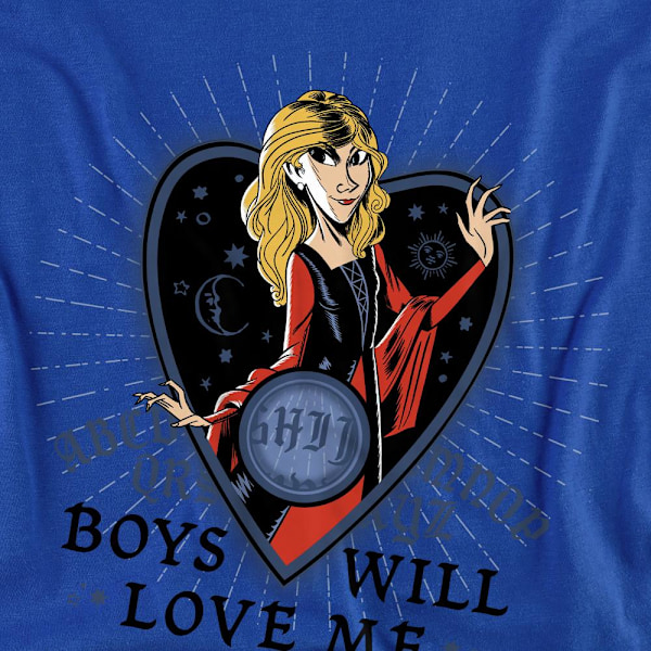 Hocus Pocus Unisex Vuxen Pojkar Kommer Älska Mig Sanderson Systrar T-shirt Royal Blue L