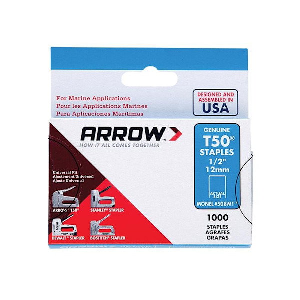 Arrow T50 Monel Klammer 8mm - 5/16 tum Flerfärgad Multi Colour 8mm - 5/16 inch