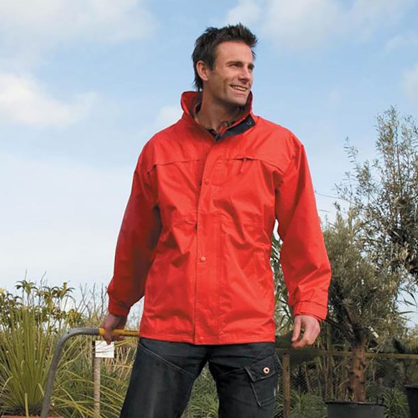 Result Herr Mid-Weight Multi-Function Vattentät Vindtät Jacka Red/Navy XS