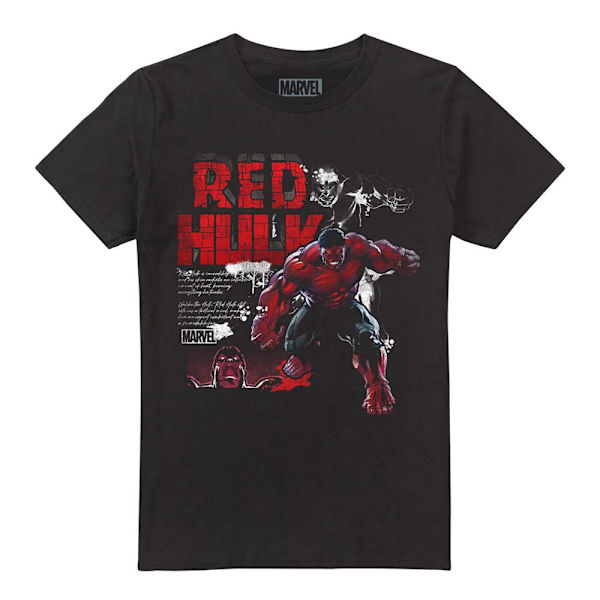 Captain America: Brave New World Herr Röd Hulk T-Shirt 5XL Svart Black 5XL