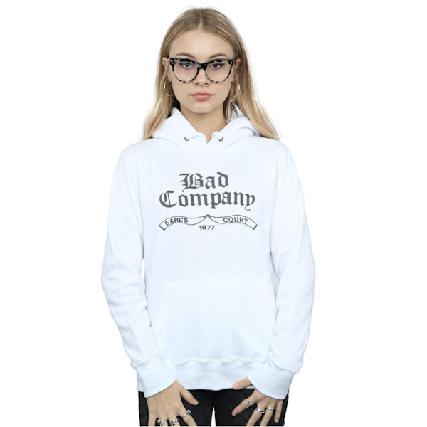 Bad Company Dam/Kvinnor Earl´s Court 1977 Hoodie XL Vit White XL