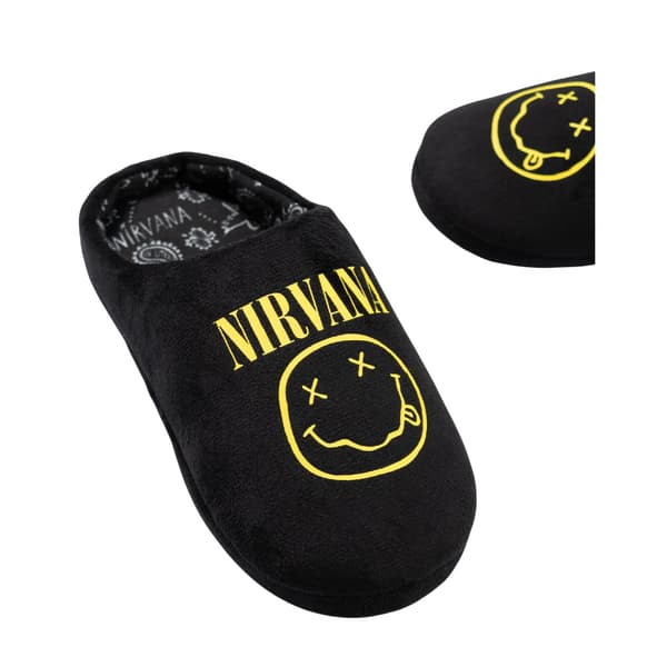 Nirvana Tofflor för barn med logotyp 3 UK Svart Black 3 UK
