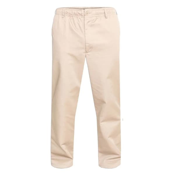 Duke Herr D555 Basilio Rugbybyxor med Elastisk Midja 40S Stone Stone 40S