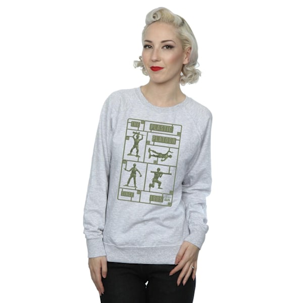 Disney Womens/Ladies Toy Story The Plastic Platoon Sweatshirt X Heather Grey XL