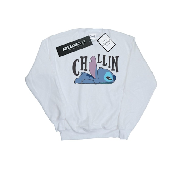 Disney Herr Lilo And Stitch Chillin Sweatshirt L Vit White L
