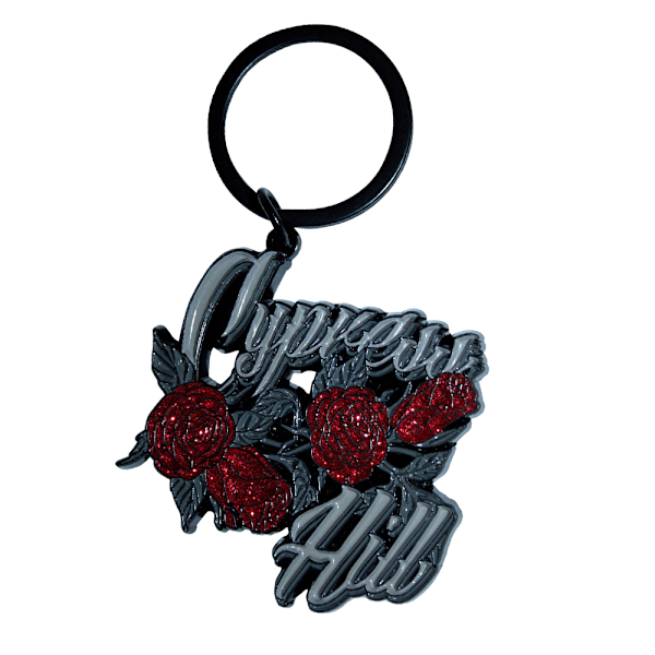 Cypress Hill Roses Logo Nyckelring One Size Grå/Röd Grey/Red One Size