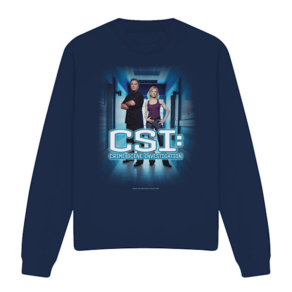 CSI Unisex Vuxen Serious Business Sweatshirt M Marinblå Navy M