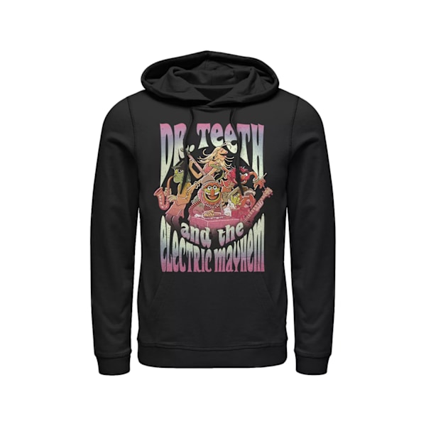 The Muppets Herr Mayhem Karaktärer Hoodie 4XL Svart Black 4XL