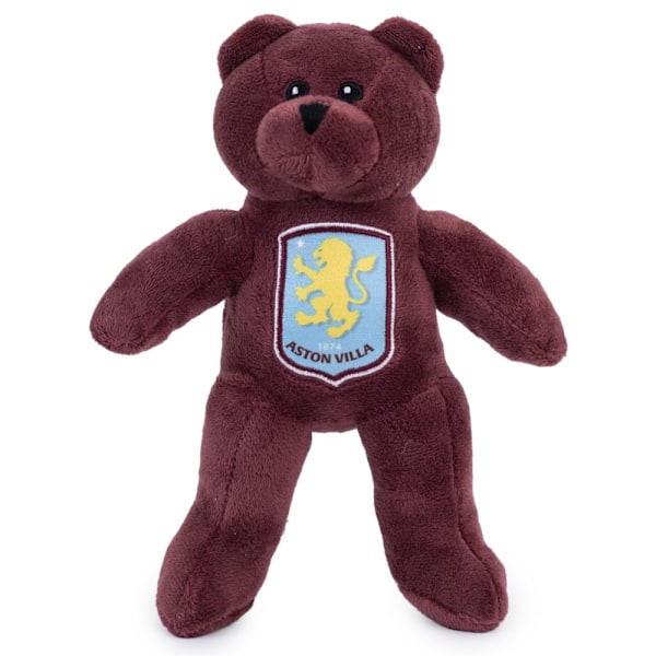 Aston Villa FC Mini Nallebjörn Plyschleksak One Size Vinröd Claret One Size