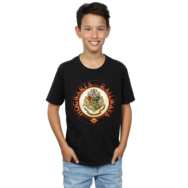 Harry Potter Boys Hogwarts Rail T-Shirt 3-4 år Svart Black 3-4 Years