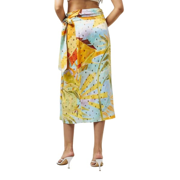 Never Fully Dressed Dam Jaspre Omlott Midikjol 14 UK Blue 14 UK