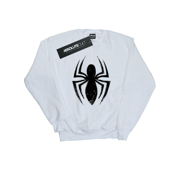 Marvel Herr Spider-Man Ultimate Spider Logo Sweatshirt S Vit White S