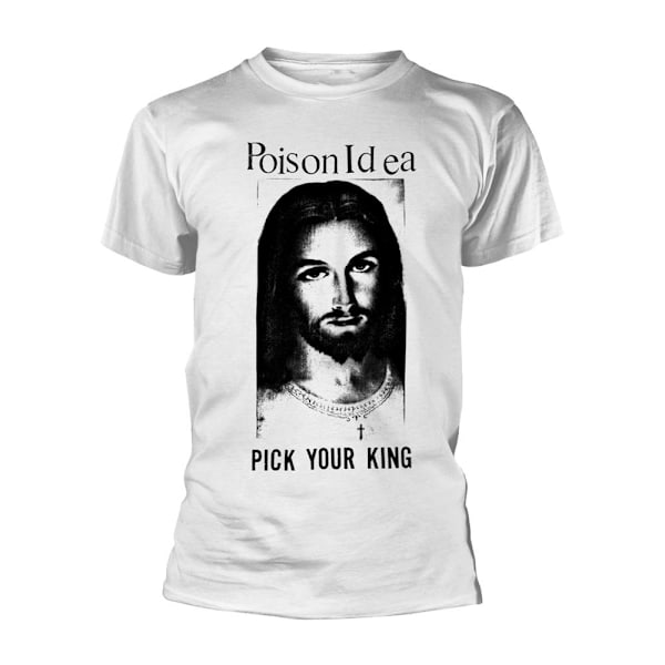 Poison Idea Unisex Vuxen Välj Din Kung T-Shirt XXL Vit White XXL
