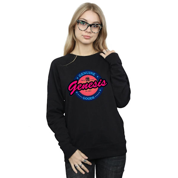 Genesis Dam/Dam Neon Logo Sweatshirt L Svart Black L