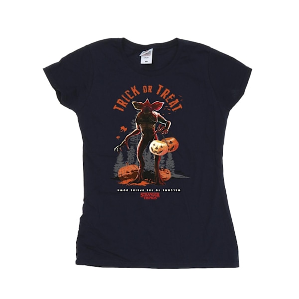 Netflix Dam/Kvinnor Stranger Things Trick Or Treat Demagorgon Navy Blue L