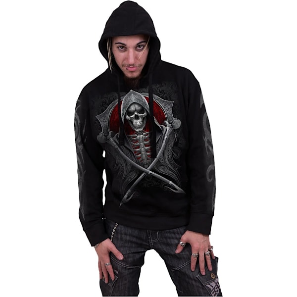 Spiral Direct Unisex Vuxen Reaper´s Portal Hoodie 3XL Svart Black 3XL