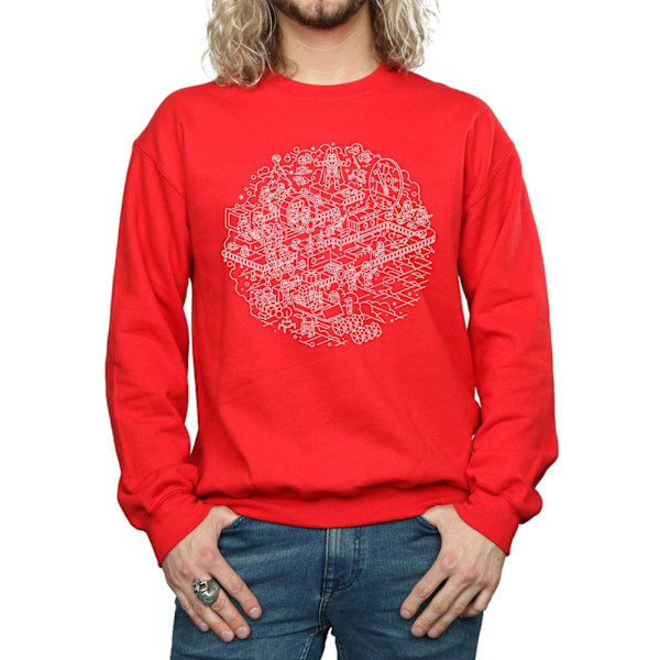 Star Wars Jul Dödsstjärnan Sweatshirt L Röd Red L