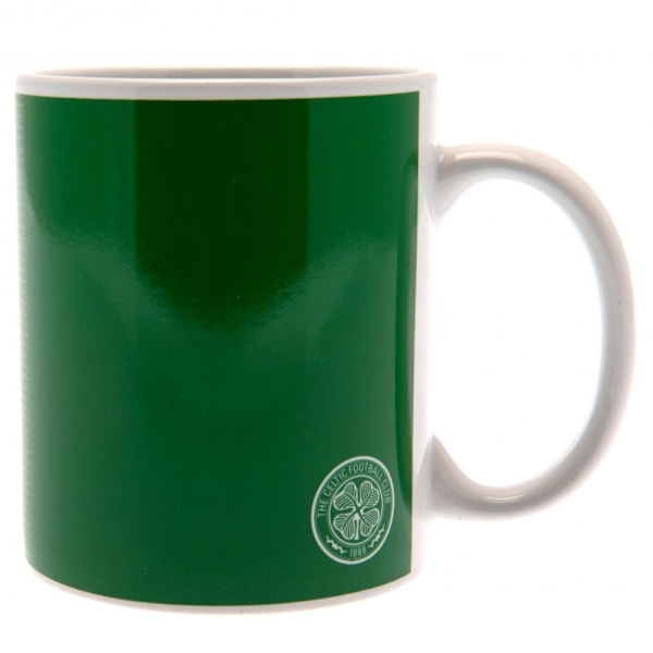 Celtic FC Keramikmugg En Storlek Vit/Grön White/Green One Size