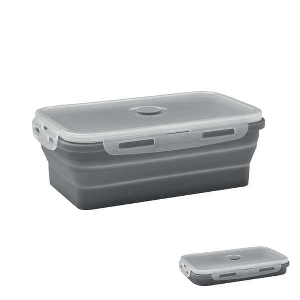 MidOcean Kolapso Silikon Hopfällbar Matlåda One Size Sten Stone Grey One Size