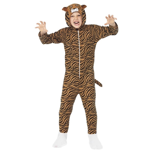 Smiffys Tigerdräkt för Barn 4-6 År Brun Brown 4-6 Years