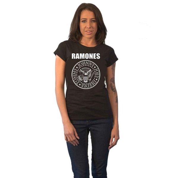Ramones Dam/Dam Seal Skinny T-shirt bomull L Svart Black L