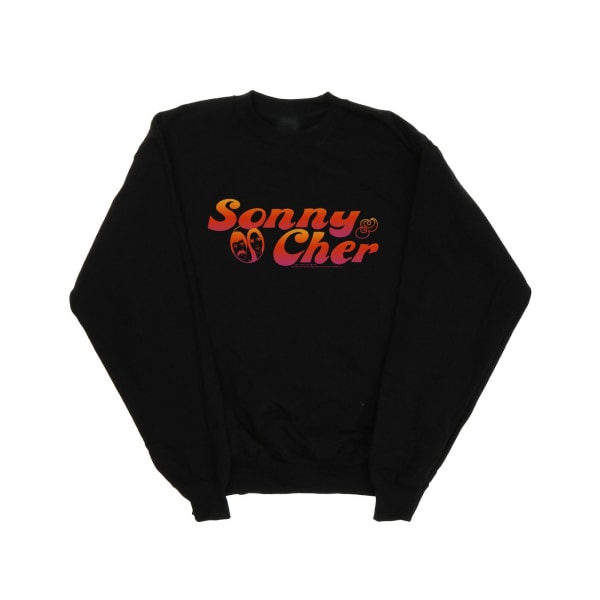 Sonny & Cher Boys Gradient Logo Sweatshirt 9-11 år Svart Black 9-11 Years