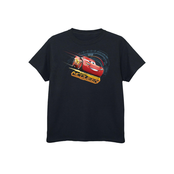 Cars Girls Lightning McQueen Cotton T-Shirt 5-6 år Svart Black 5-6 Years